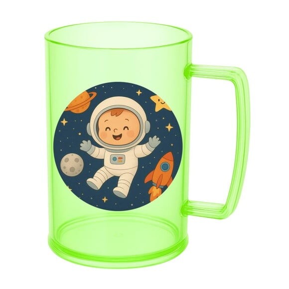 Caneca de Chopp Infantil Personalizada Astronauta Baby