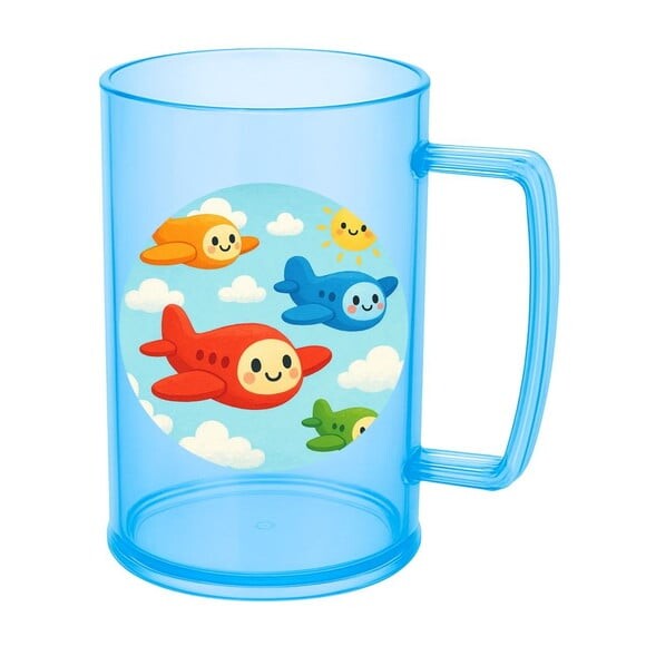 Caneca de Chopp Infantil Personalizada Aviões