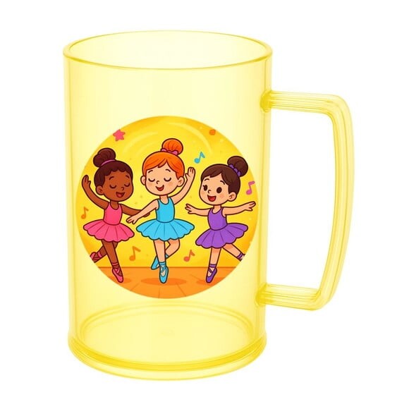 Caneca de Chopp Infantil Personalizada Balé