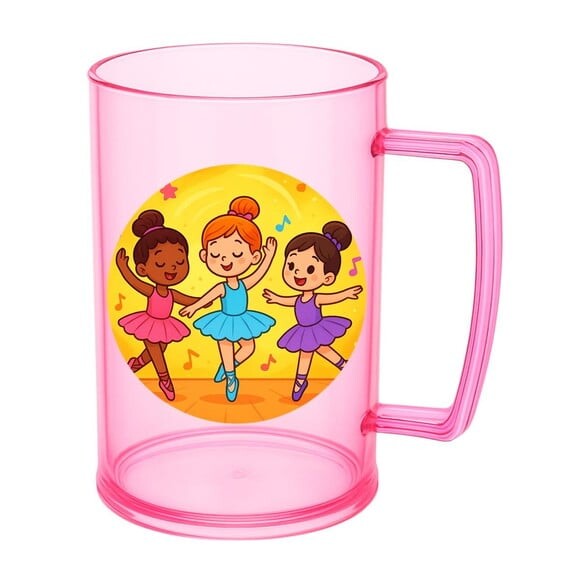 Caneca de Chopp Infantil Personalizada Balé