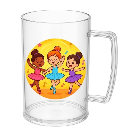 Caneca de Chopp Infantil Personalizada Balé
