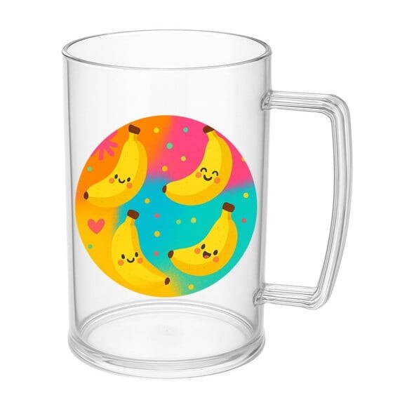 Caneca de Chopp Infantil Personalizada Bananas Divertidas
