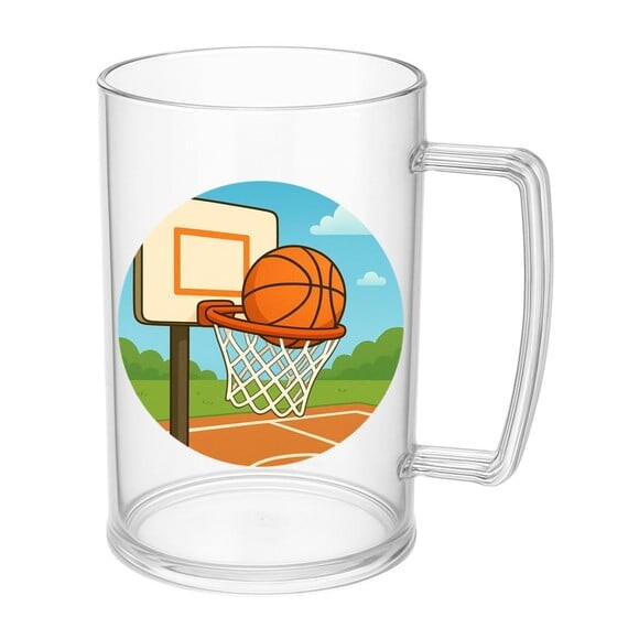 Caneca de Chopp Infantil Personalizada Basquete