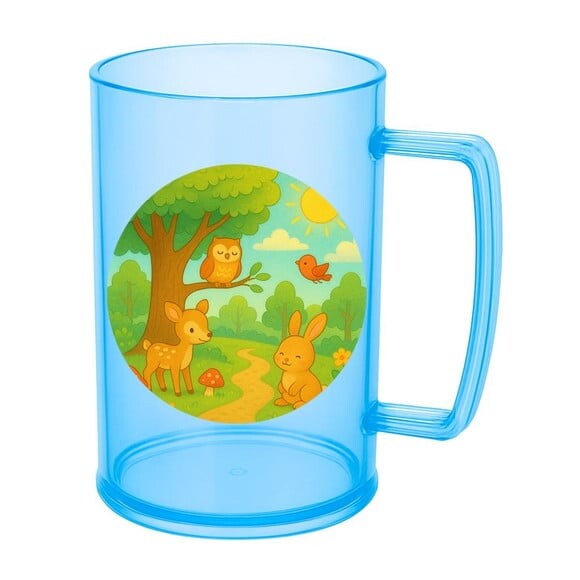 Caneca de Chopp Infantil Personalizada Bosque Encantado
