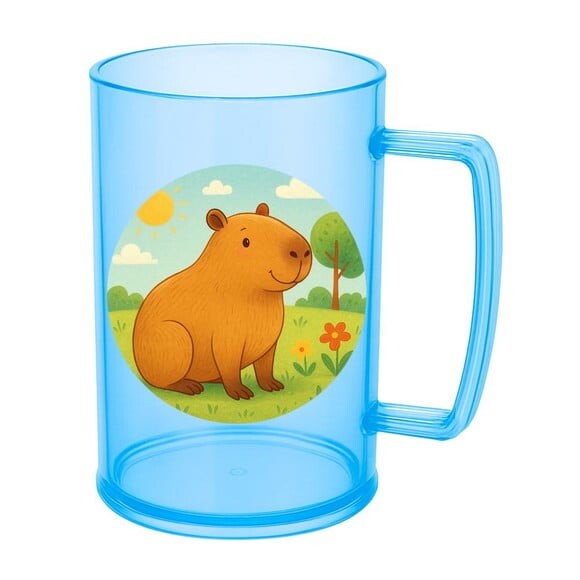 Caneca de Chopp Infantil Personalizada Capivara