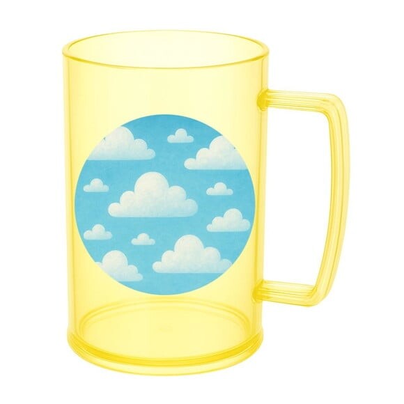 Caneca de Chopp Infantil Personalizada Céu Azul