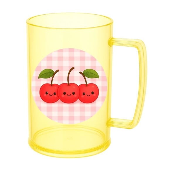 Caneca de Chopp Infantil Personalizada Cerejinha