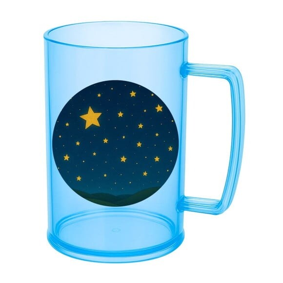 Caneca de Chopp Infantil Personalizada Céu Estrelado