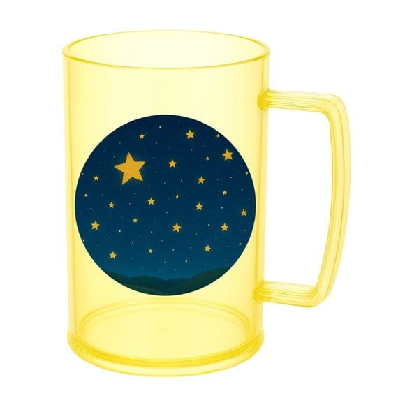 Caneca de Chopp Infantil Personalizada Céu Estrelado