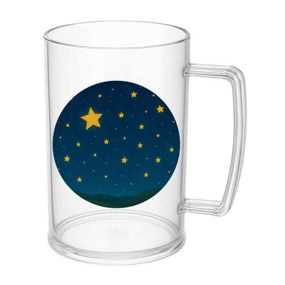 Caneca de Chopp Infantil Personalizada Céu Estrelado