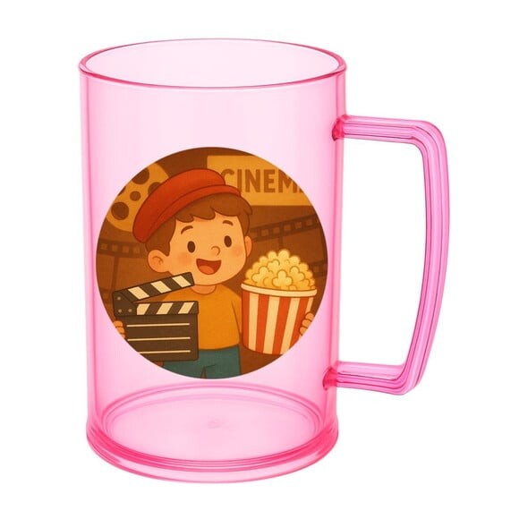 Caneca de Chopp Infantil Personalizada Cinema Antigo