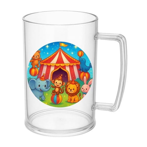 Caneca de Chopp Infantil Personalizada Circo Encantado