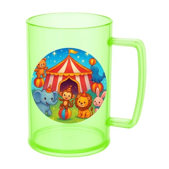 Caneca de Chopp Infantil Personalizada Circo Encantado