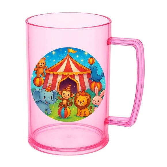 Caneca de Chopp Infantil Personalizada Circo Encantado