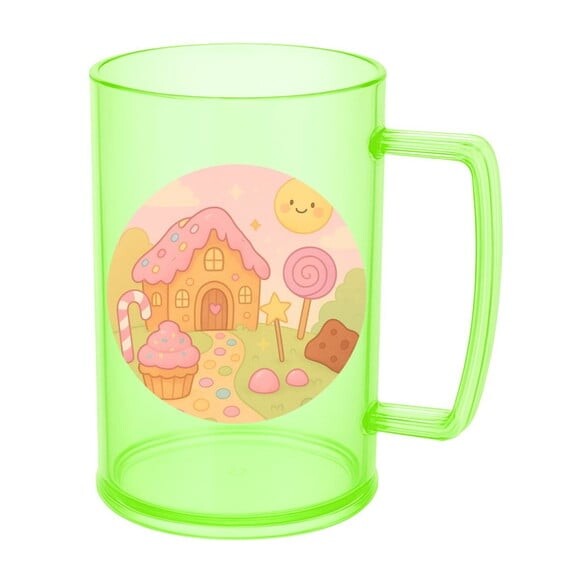 Caneca de Chopp Infantil Personalizada Confeitaria Kids