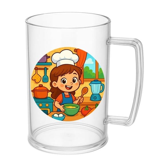 Caneca de Chopp Infantil Personalizada Cozinha Kids