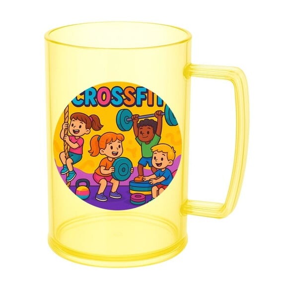 Caneca de Chopp Infantil Personalizada Crossfit