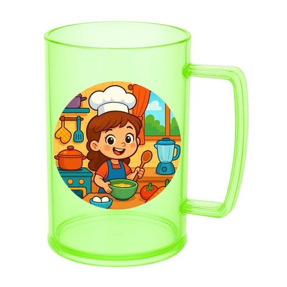 Caneca de Chopp Infantil Personalizada Cozinha Kids