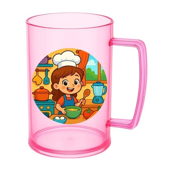 Caneca de Chopp Infantil Personalizada Cozinha Kids