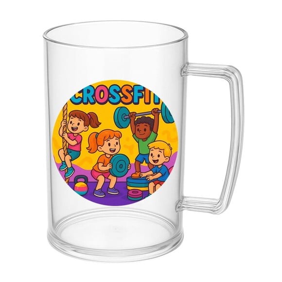 Caneca de Chopp Infantil Personalizada Crossfit