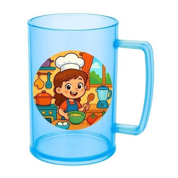 Caneca de Chopp Infantil Personalizada Cozinha Kids