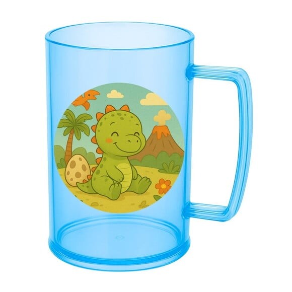 Caneca de Chopp Infantil Personalizada Dinossauro Baby