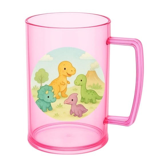 Caneca de Chopp Infantil Personalizada Dinossauros Baby
