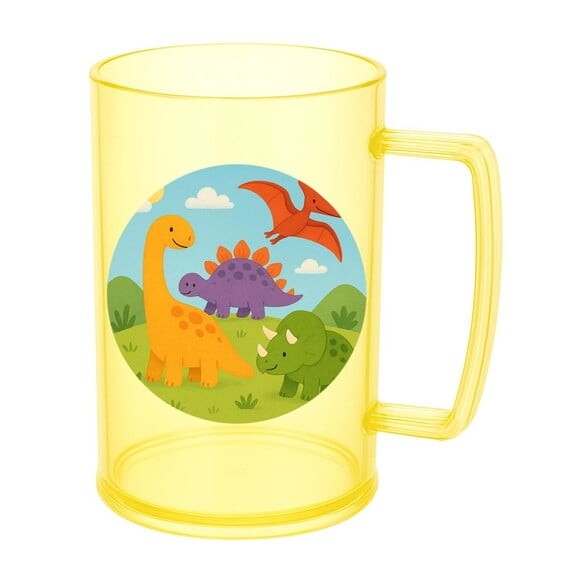 Caneca de Chopp Infantil Personalizada Dinossauros