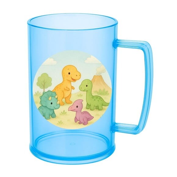 Caneca de Chopp Infantil Personalizada Dinossauros Baby
