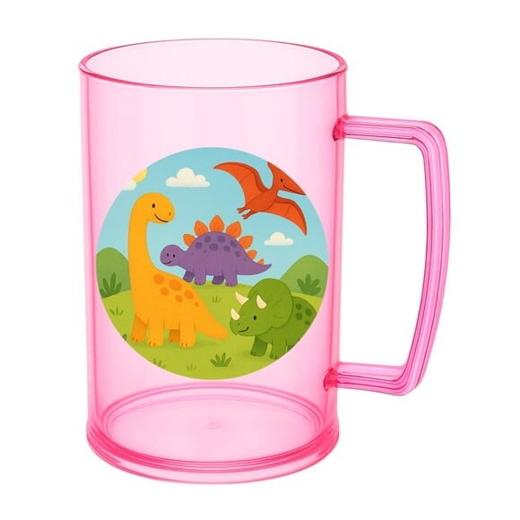 Caneca de Chopp Infantil Personalizada Dinossauros