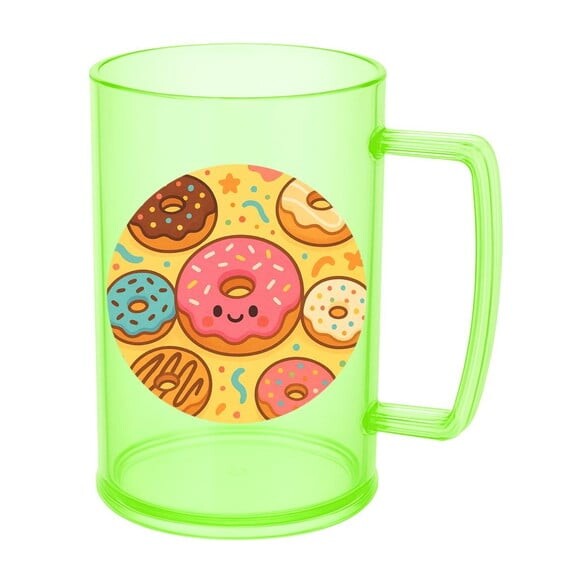 Caneca de Chopp Infantil Personalizada Donuts