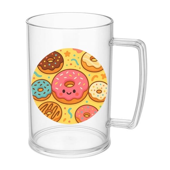 Caneca de Chopp Infantil Personalizada Donuts