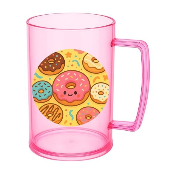 Caneca de Chopp Infantil Personalizada Donuts