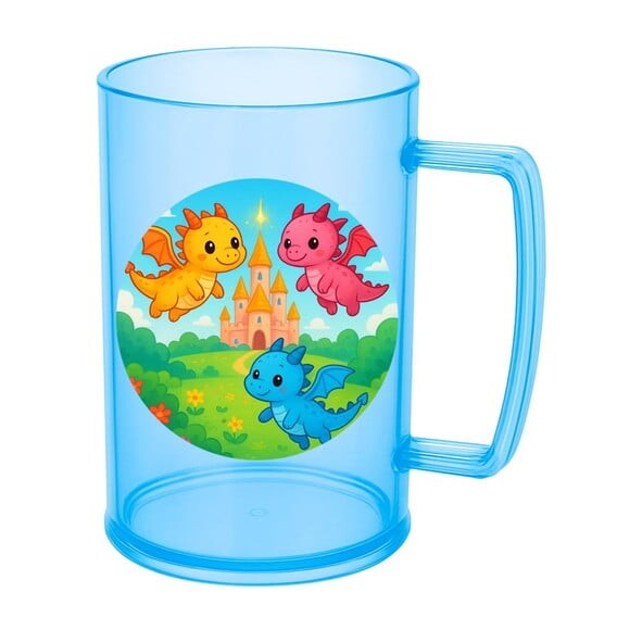 Caneca de Chopp Infantil Personalizada Dragões