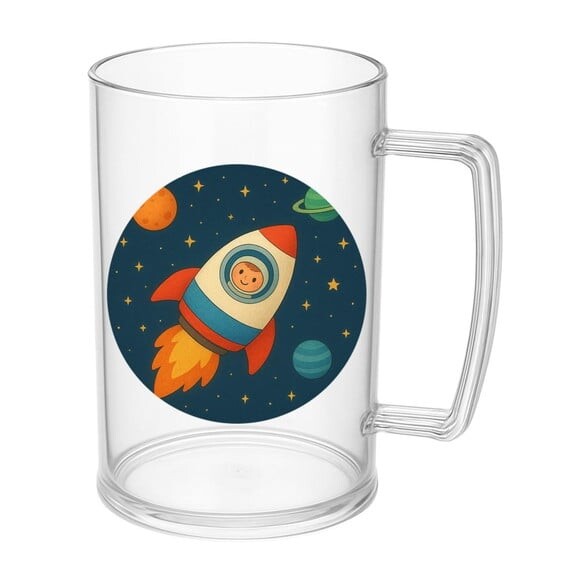Caneca de Chopp Infantil Personalizada Espaço Sideral