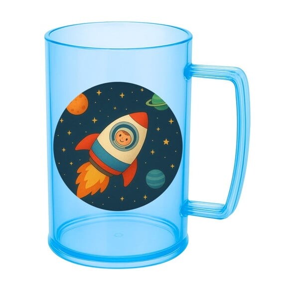 Caneca de Chopp Infantil Personalizada Espaço Sideral