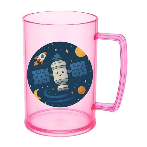 Caneca de Chopp Infantil Personalizada Estação Espacial