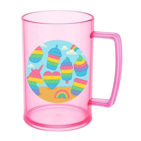 Caneca de Chopp Infantil Personalizada Fidget Toys