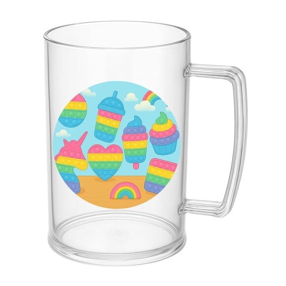 Caneca de Chopp Infantil Personalizada Fidget Toys