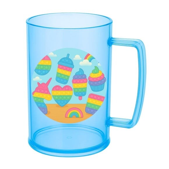 Caneca de Chopp Infantil Personalizada Fidget Toys
