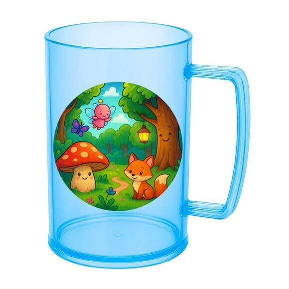 Caneca de Chopp Infantil Personalizada Floresta Encantada