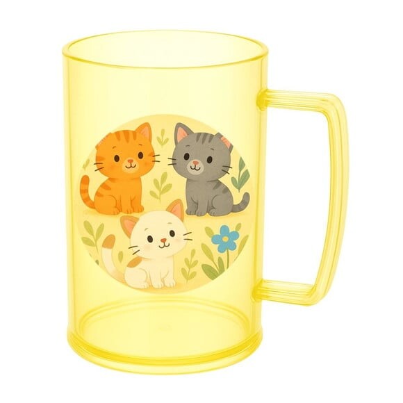 Caneca de Chopp Infantil Personalizada Gatinhos