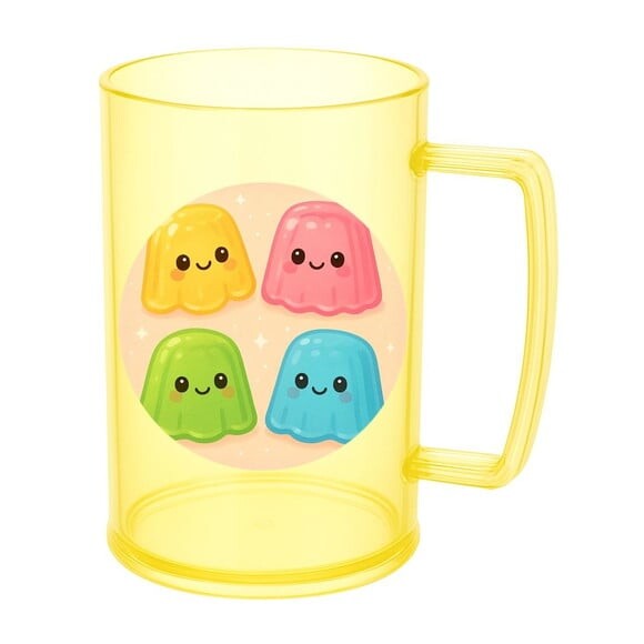 Caneca de Chopp Infantil Personalizada Gelatinas