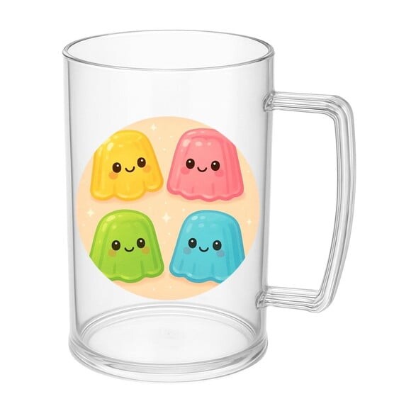 Caneca de Chopp Infantil Personalizada Gelatinas