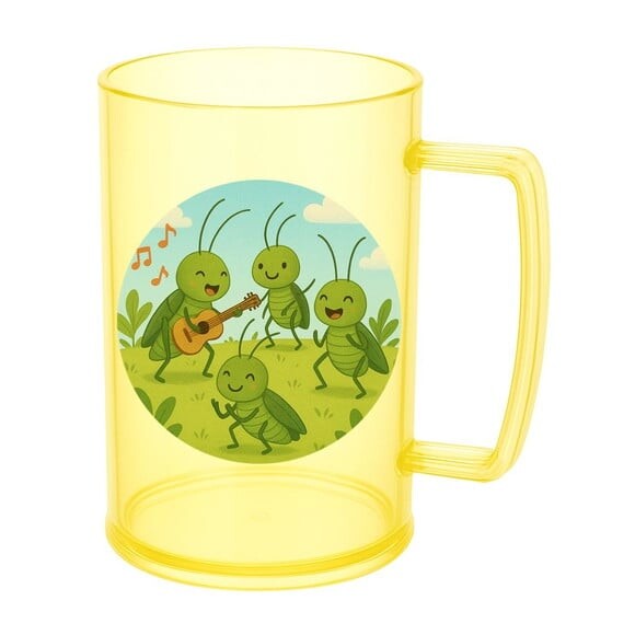 Caneca de Chopp Infantil Personalizada Grilos
