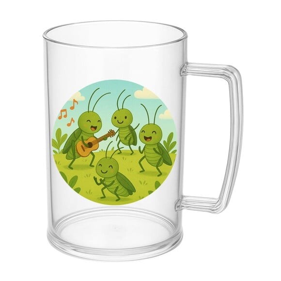 Caneca de Chopp Infantil Personalizada Grilos