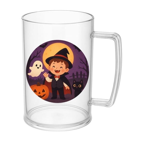 Caneca de Chopp Infantil Personalizada Halloween