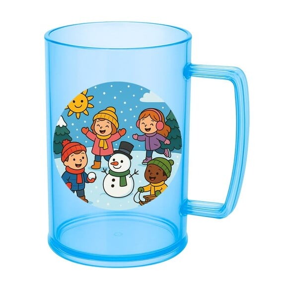 Caneca de Chopp Infantil Personalizada Inverno Divertido