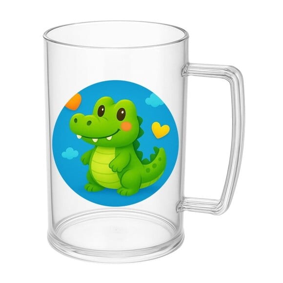 Caneca de Chopp Infantil Personalizada Jacaré Baby