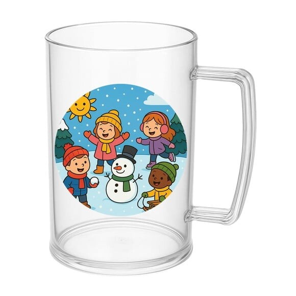 Caneca de Chopp Infantil Personalizada Inverno Divertido